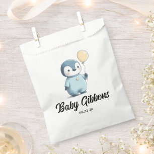 Penguin Baby Shower Favour Bags