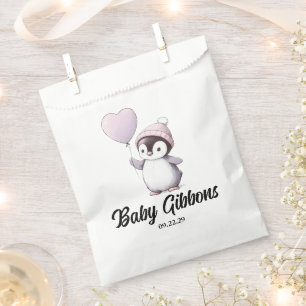 Penguin Baby Shower Favour Bags