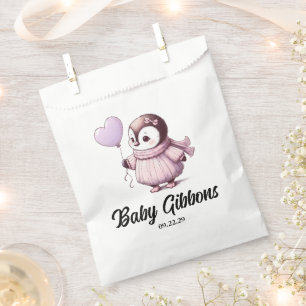 Penguin Baby Shower Favour Bags
