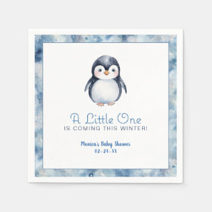 Penguin Baby Shower Napkin