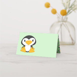 Penguin Baby Shower Place Card