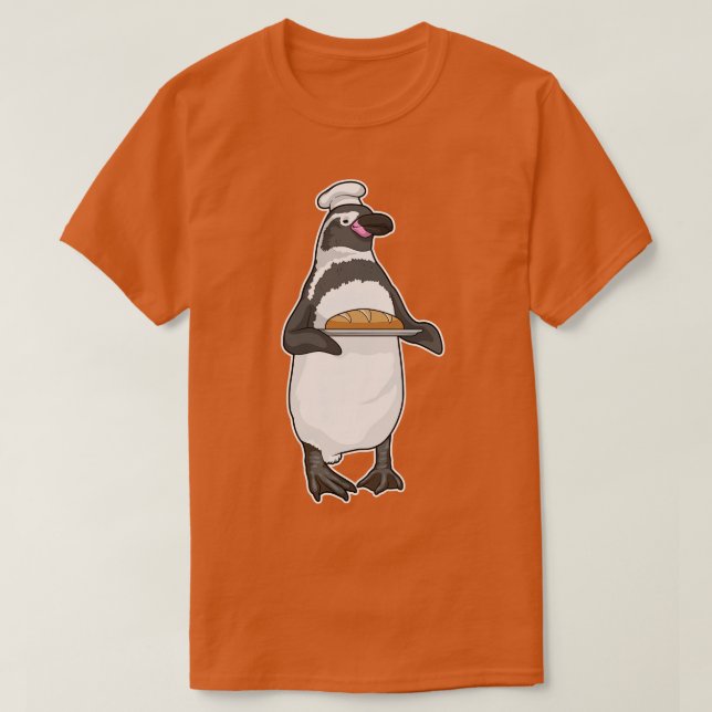 Penguin Baker Bread T-Shirt (Design Front)
