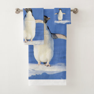 Penguin Bathroom Towel Set