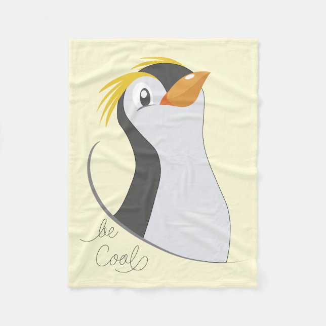 Penguin-Be Cool Fleece Blanket (Front)