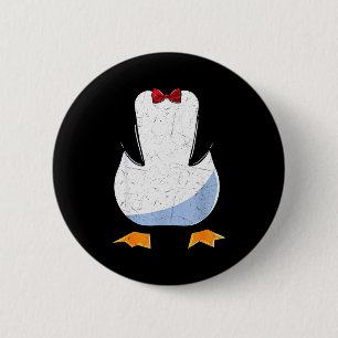 Penguin Belly Men Women Kids Penguin Costume  6 Cm Round Badge