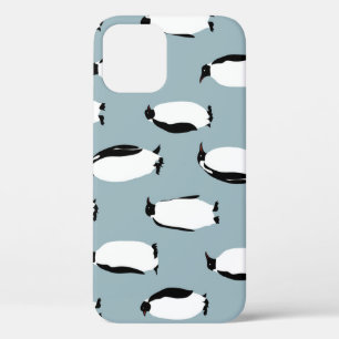 Penguin Bird Animal Cute Pattern iPhone 12 Case