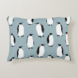 Penguin Bird Animal Cute Pattern Decorative Cushion