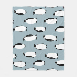 Penguin Bird Animal Cute Pattern Fleece Blanket