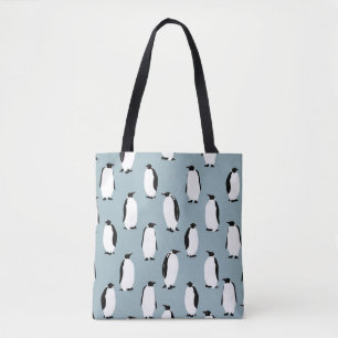Penguin Bird Animal Cute Pattern Tote Bag