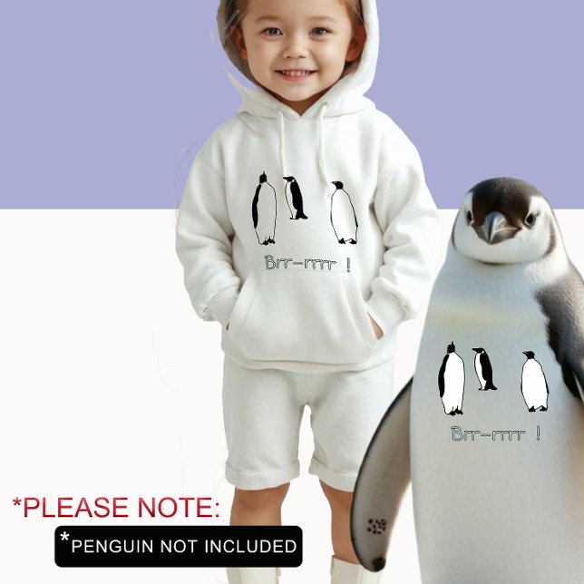 Penguin Bird Antarctic Personalised Winter White  (Creator Uploaded)