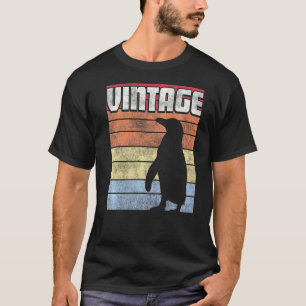 Penguin Bird Retro Style Vintage 70s 80s 90s Men W T-Shirt