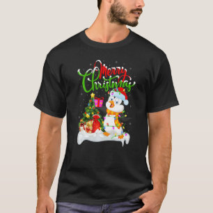 Penguin Bird Xmas Decorations Santa Penguin Chris T-Shirt