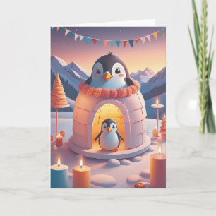 Penguin Birthday Bash Card