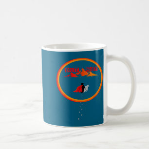 Penguin but why head towards the mountains penguin coffee mug