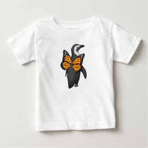 Penguin Butterfly wings Baby T-Shirt