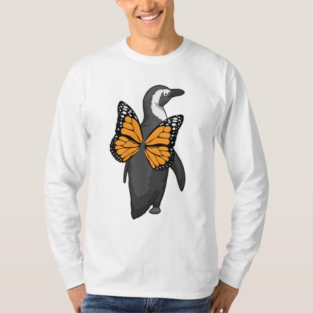 Penguin Butterfly wings T-Shirt (Front)