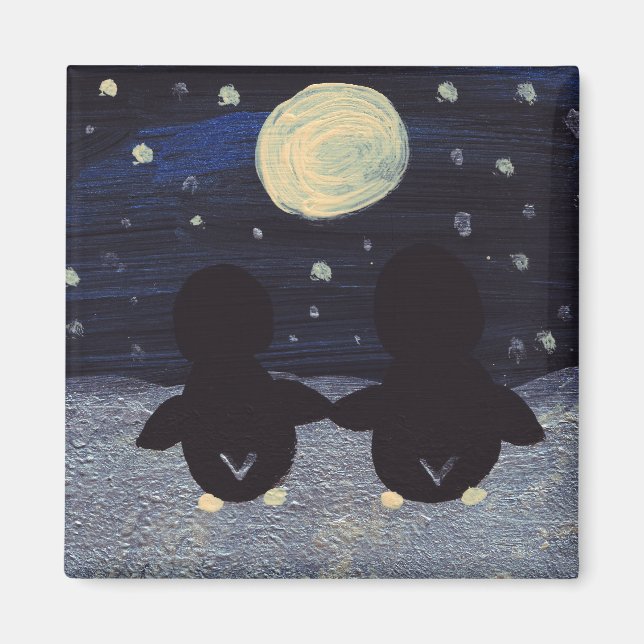 Penguin by Moonlight Magnet (Front)