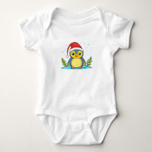 Penguin Cheer Holiday  Baby Bodysuit