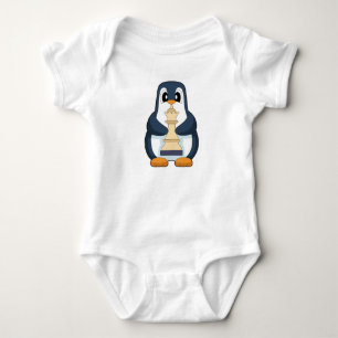 Penguin Chess piece Queen Chess Baby Bodysuit
