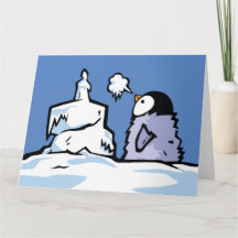 Penguin Chick Birthday Greeting Card