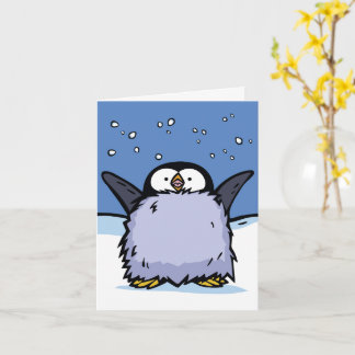 Penguin Chick Happy Greeting Card