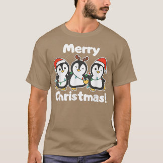 Penguin Christmas Animals Cute Penguins T-Shirt