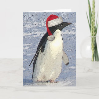 Penguin Christmas Card