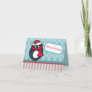 Penguin Christmas Card