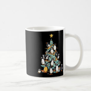 Penguin Christmas Day Ice Bird Animal Santa Claus Coffee Mug