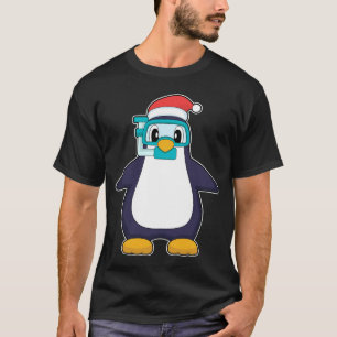Penguin Christmas Diving T-Shirt