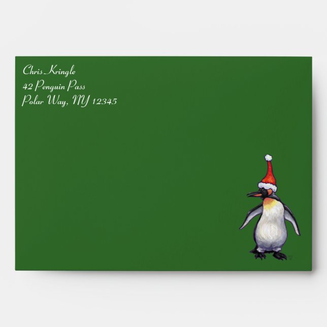 Penguin Christmas Envelopes (Front)