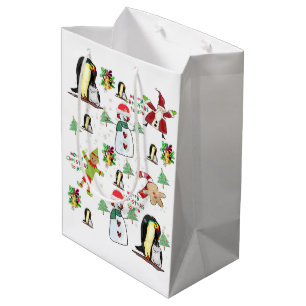 Penguin Christmas Gift Bags