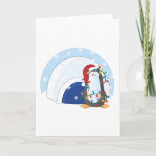 Penguin Christmas Holiday Card