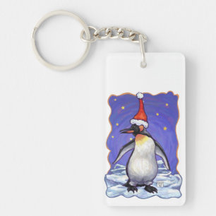 Penguin Christmas Key Ring