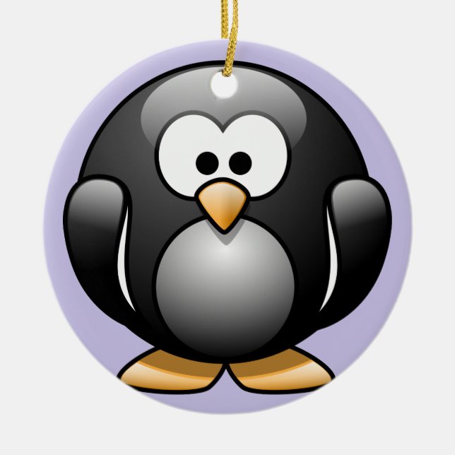 Penguin Christmas Ornament (Front)