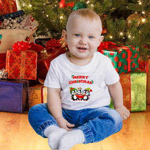 Penguin Christmas Shirt Penguin Baby Bodysuit