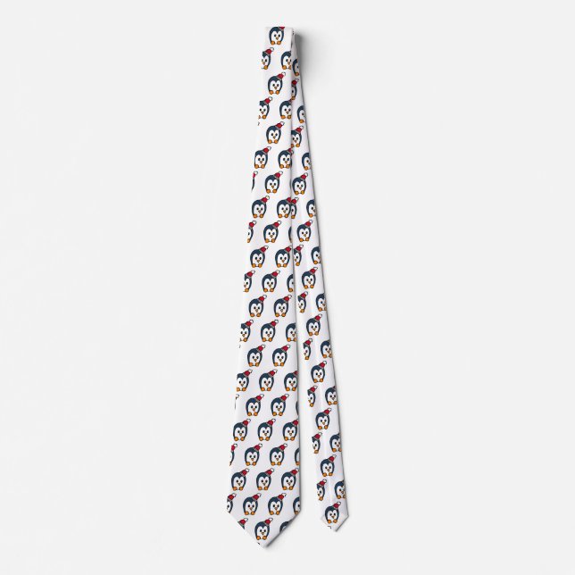 Penguin Christmas Tie (Front)