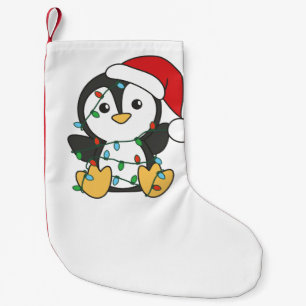 Penguin Christmas Winter Animals Holiday Penguines Small Christmas Stocking