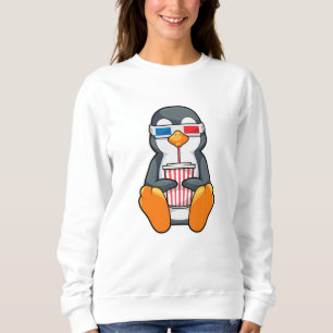Penguin Cinema Glasses Drinking cup Sweatshirt