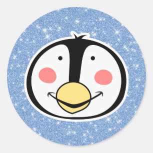 Penguin Classic Round Sticker