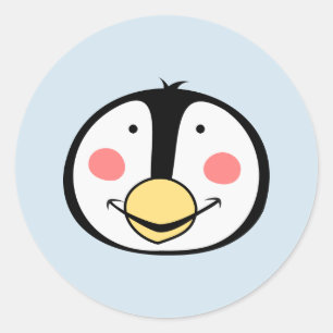 Penguin Classic Round Sticker