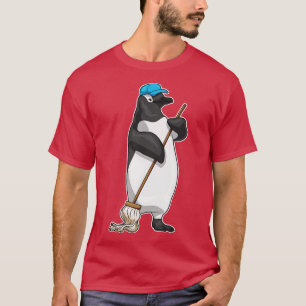 Penguin Cleaner Mop T-Shirt