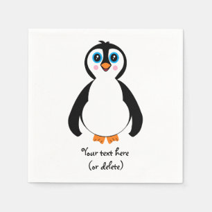 Penguin Cocktail paper napkins