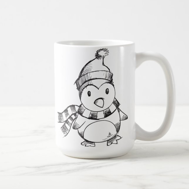 Penguin Coffee Mug (Right)
