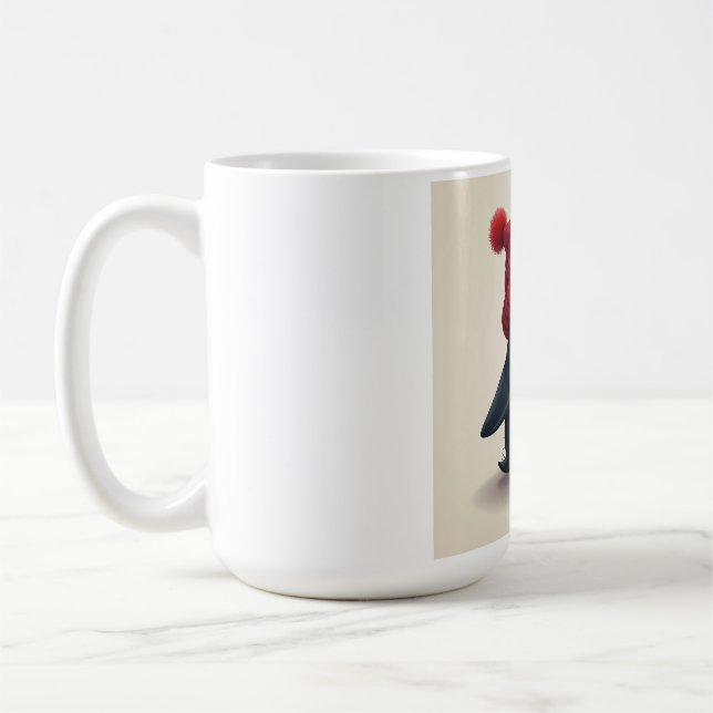 penguin coffee mug (Left)