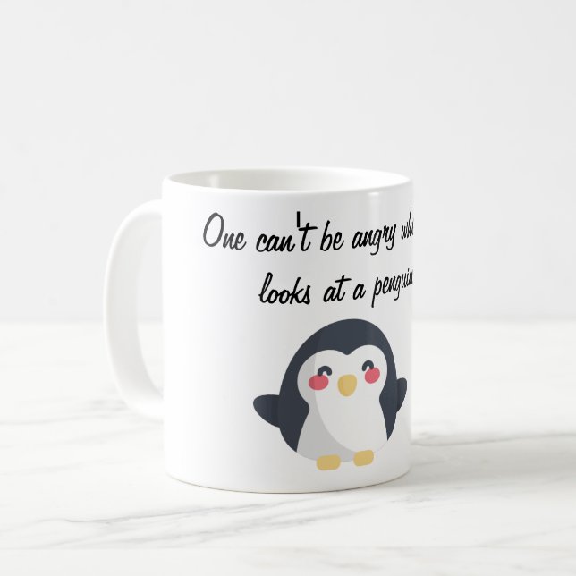 penguin  coffee mug (Front Left)