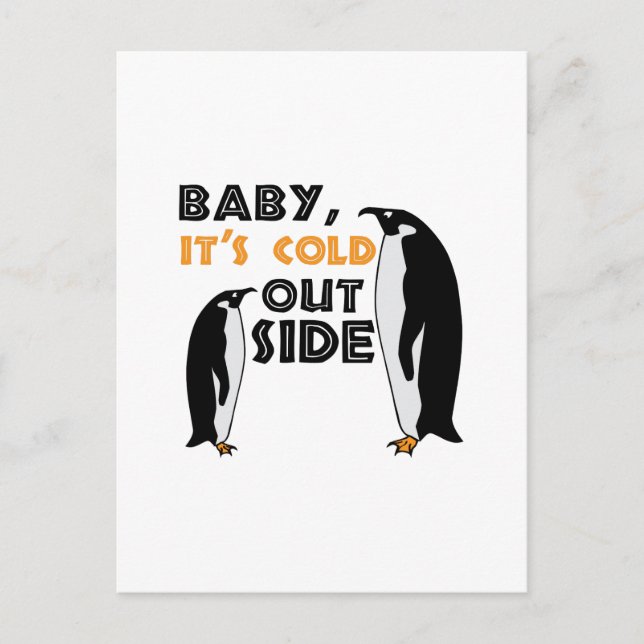 Penguin Cold Postcard (Front)
