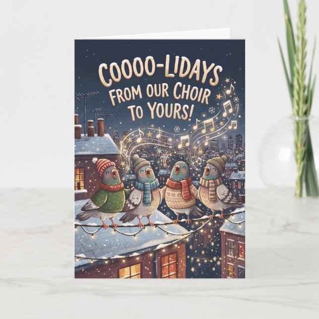 Penguin Coldays Christmas Card (Front)