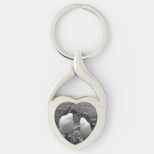 Penguin Colour Splash Key Ring (Front)