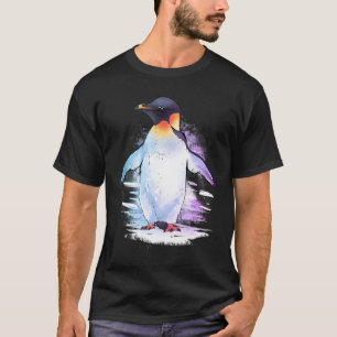 Penguin Colourful Animal Print Art Penguin T-Shirt